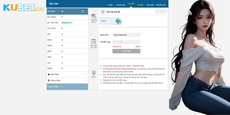 Nạp Tiền Kubet Nhanh Chóng, Hỗ Trợ Đầy Đủ Phương Thức 5 Tiền mã hóa