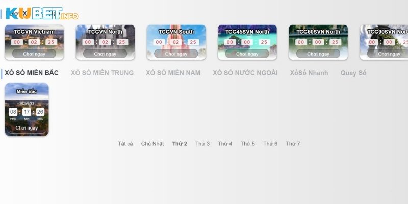 Xổ Số Kubet: Cơ Hội Đổi Đời Với Tỷ Lệ Trả Thưởng 1:99 3 Xổ Số TCG: Chọn lựa lý tưởng cho những ai thích sự đa dạng và tốc độ